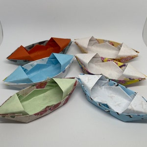 Traditional Origami Sampan Boat for gifting | decoration