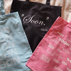 5SOS SOON Canvas Tote