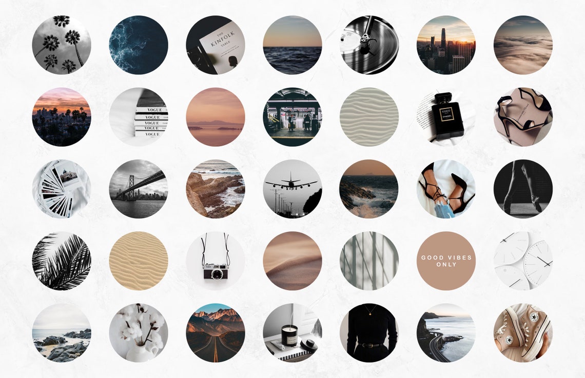 35 Instagram Highlights Covers Aesthetic Instagram icons | Etsy