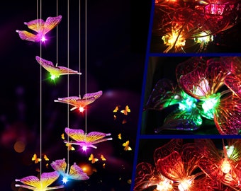 Solar Outdoor Garden Decorative Light LED Color Changing Wind Chimes Decor Lamp Solar Outdoor Garden Decorative Light LED Color Changing Wind Chimes Decor Lamp