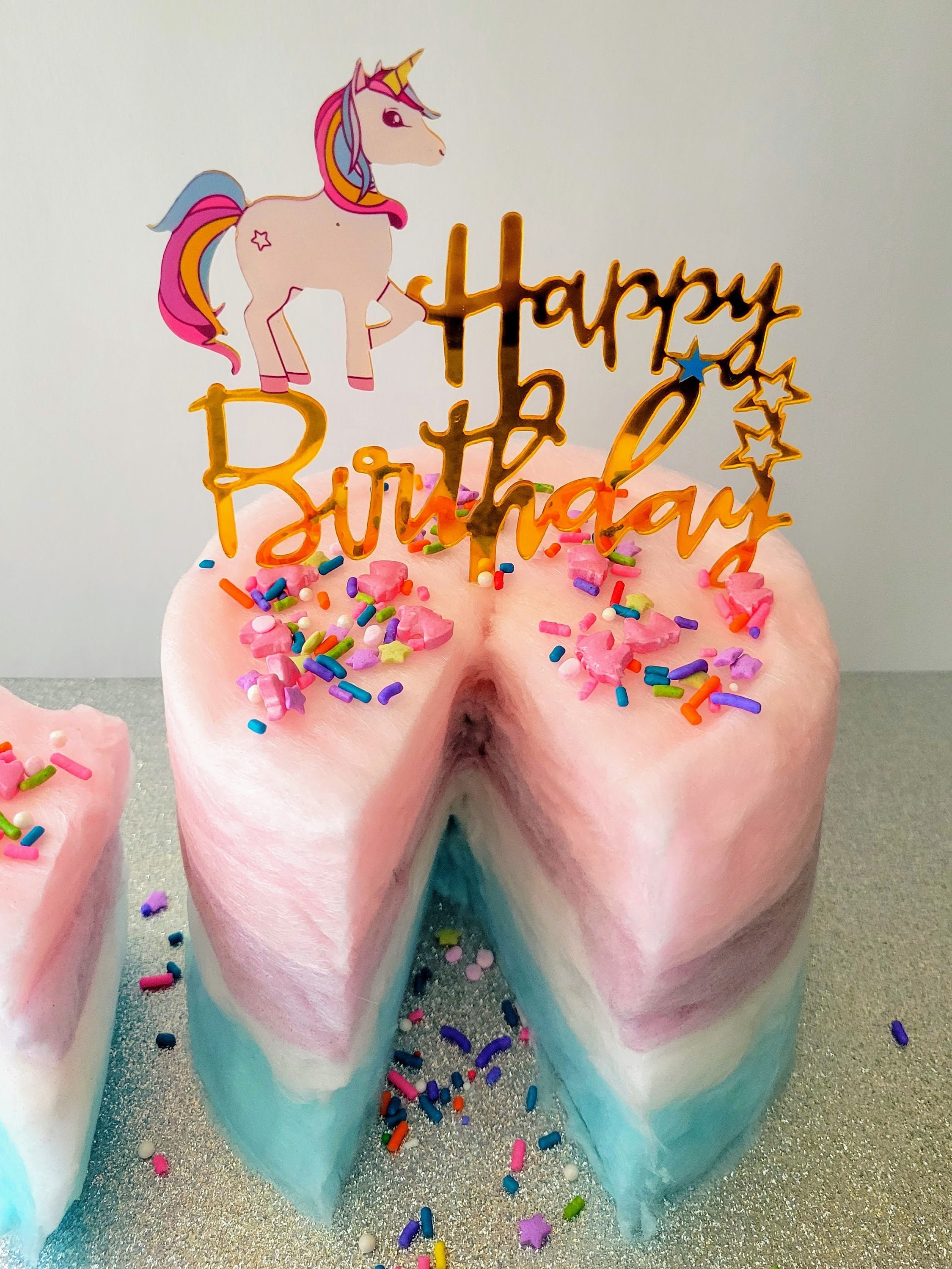 Amazon.com: Cotton Candy Unicorn Sprinkles | Pastel Pink, Purple, Blue,  White Unicorn Sprinkles for Cake Decorating | Great for Unicorn Themed  Birthday Party, Cupcakes, Edible Decorations (0.5 cup/114g) : Grocery &  Gourmet Food