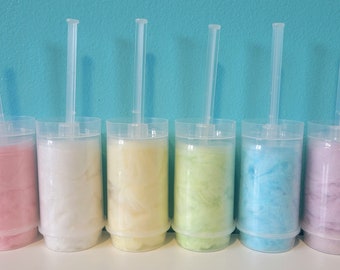 24 Cotton Candy Push Pops Pick Your Flavor/Color – DamnGoodPopcorn