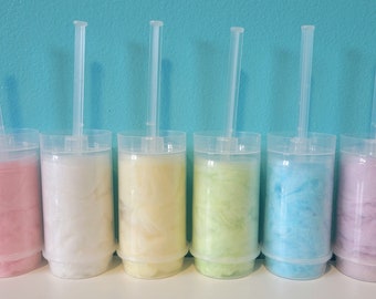 Gourmet Cotton Candy Push Pops: 6 Flavor Party Favors