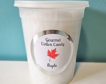 Gourmet Maple Cotton Candy: Handspun, Fluffy Treat