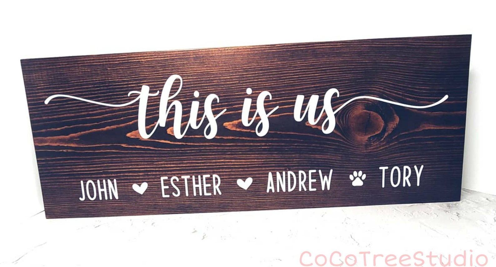 This is Us Wood Sign This is Us Signs This is Us Family Etsy