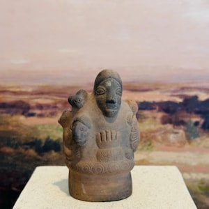 Pre-Columbian Peruvian Chimu Effigy Figurine| Figurine Bust | Bust | Classical Bust | Bust Sculpture | Home Decor Sculpture |