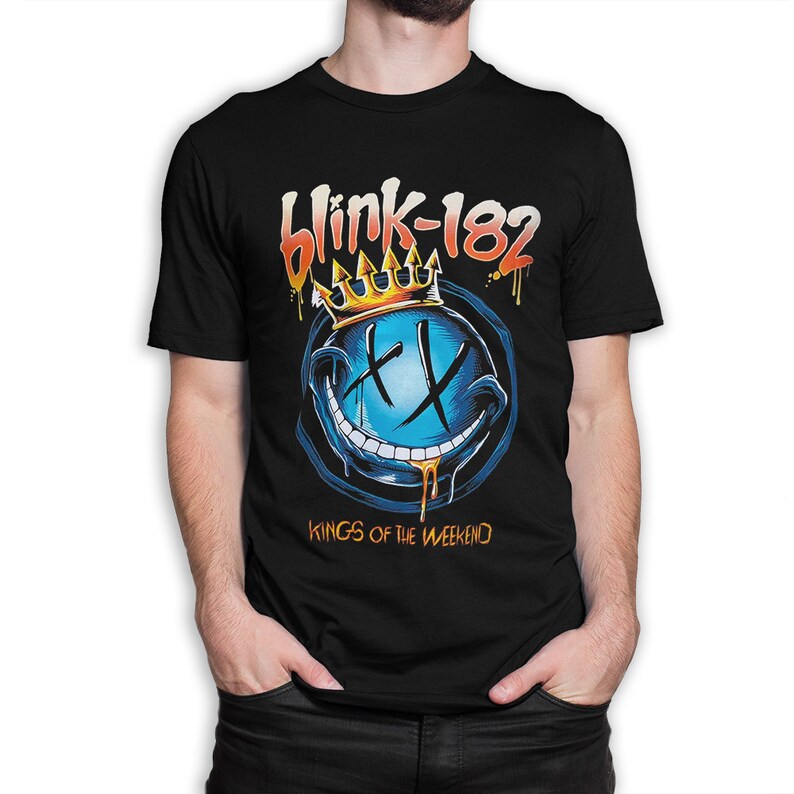 Blink-182 Könige des Wochenendes T-Shirt 100 % Baumwolle ...
