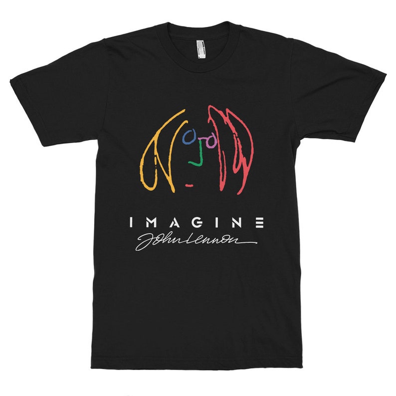 John Lennon Imagine T-Shirt Women's and Men's Sizes | Etsy