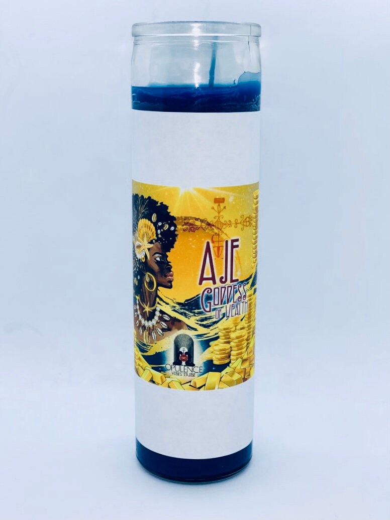 Aje Shalunga Orisha of Wealth Candle Etsy