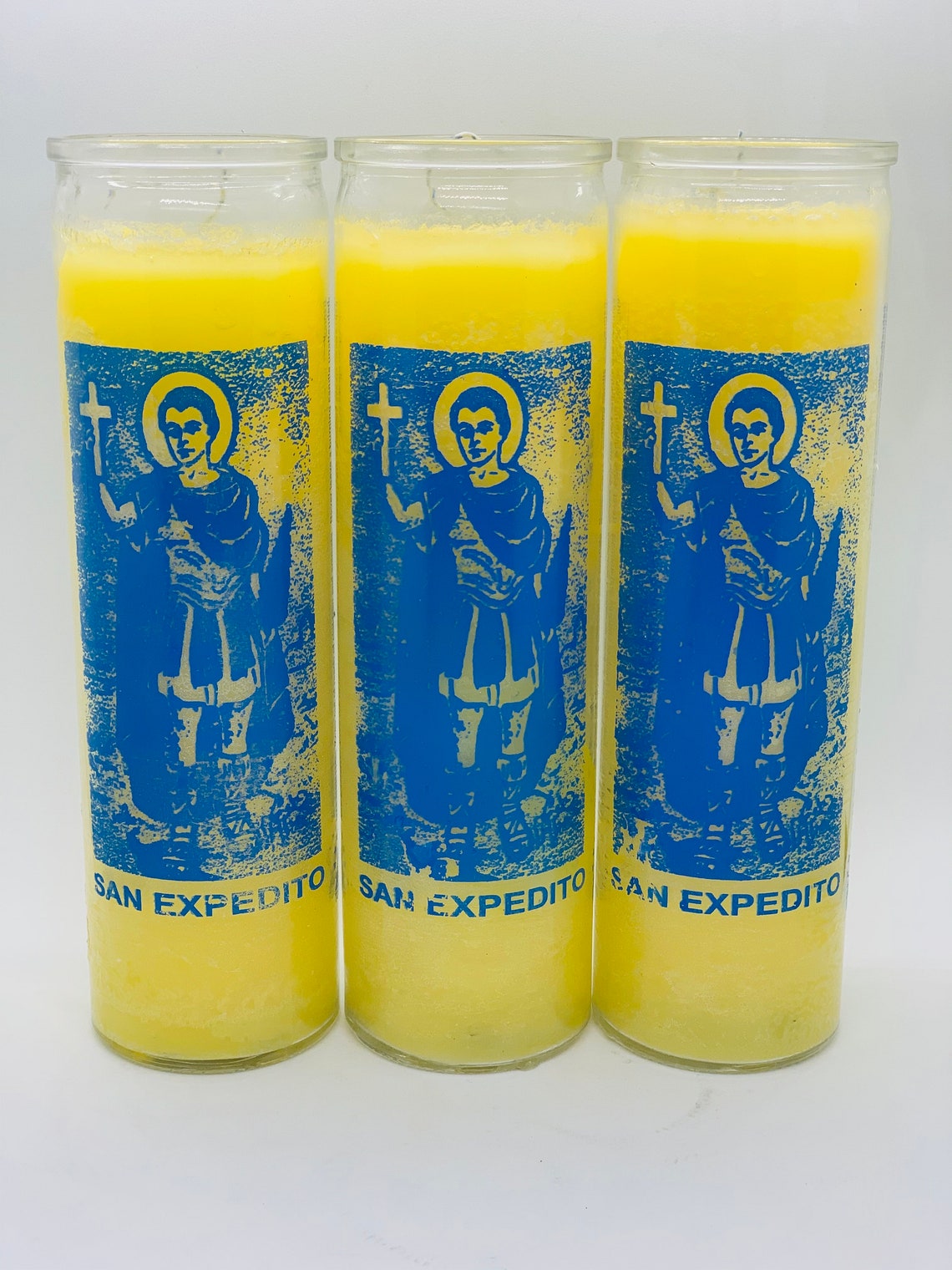 Saint Expedite Candle Etsy