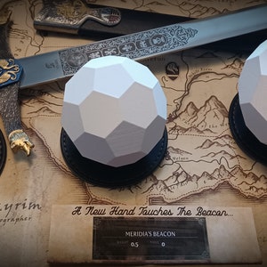 Meridia&#39;s Beacon from Skyrim. Quest Item. (Small/Medium/Large Sizes) 3D Printed