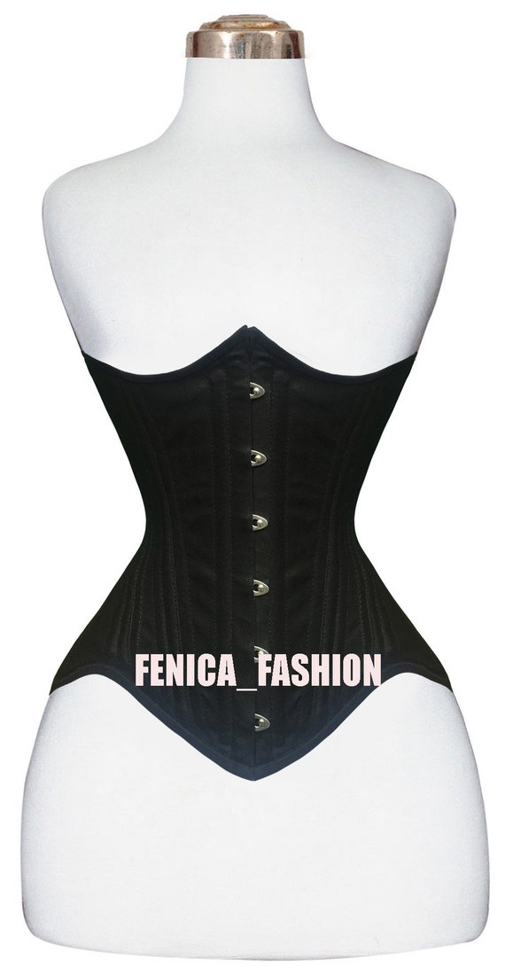 Heavy Duty Steel Boned Underbust Waist Trainer Katoen Corset MCC19
