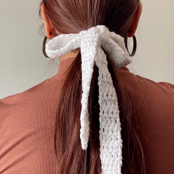 Crochet Hair Scarf Etsy
