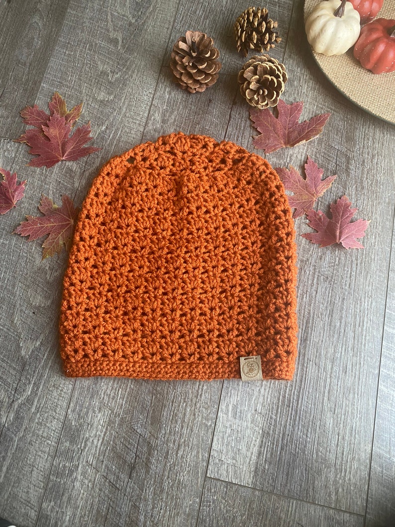Handmade Crochet Slouchy Beanie: Adult & Kid Hat image 2