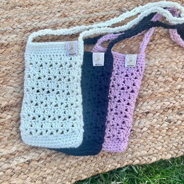 Crochet phone case, handmade phone bag