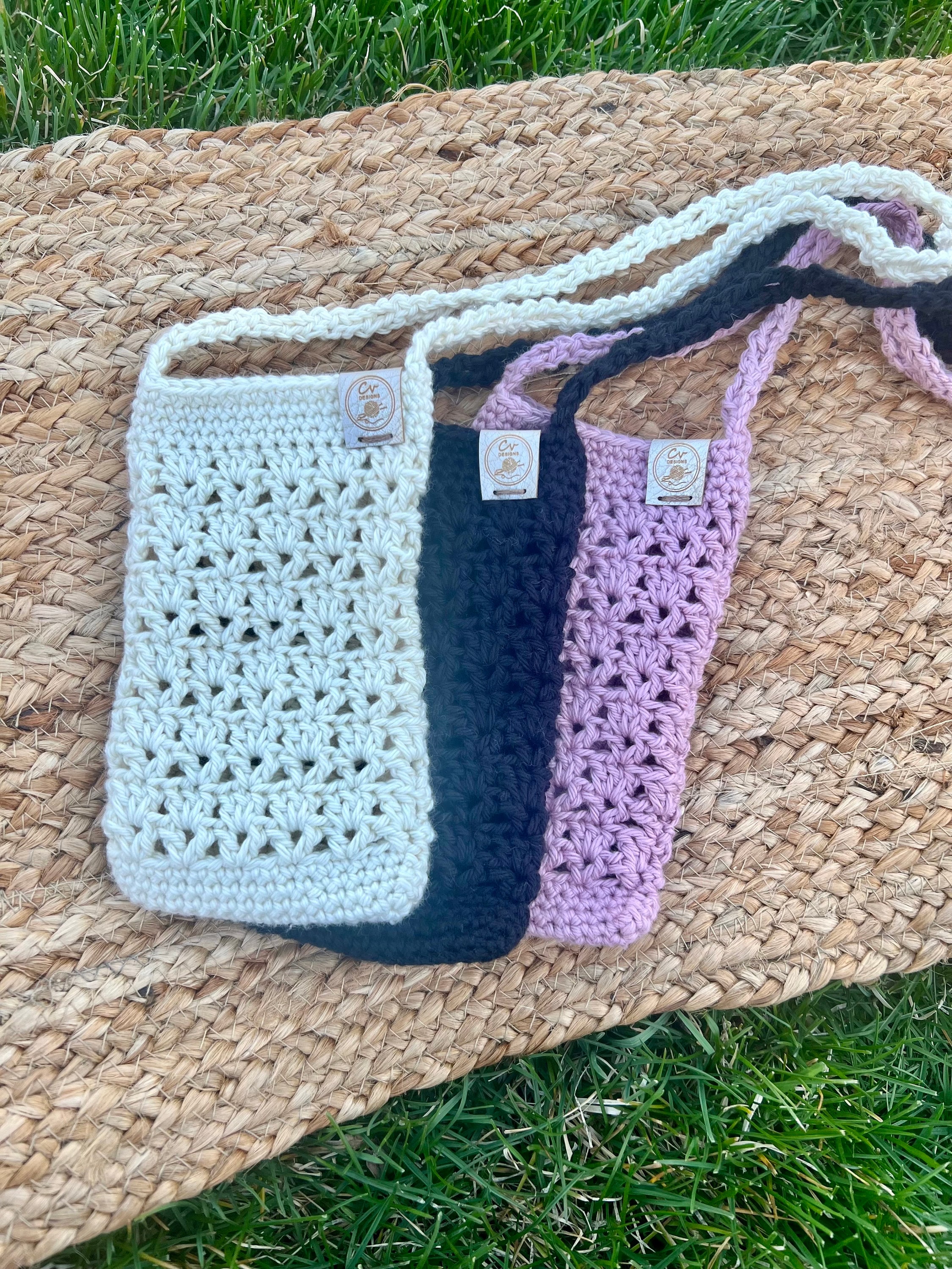 Crochet Phone Case, Handmade Phone Bag UK