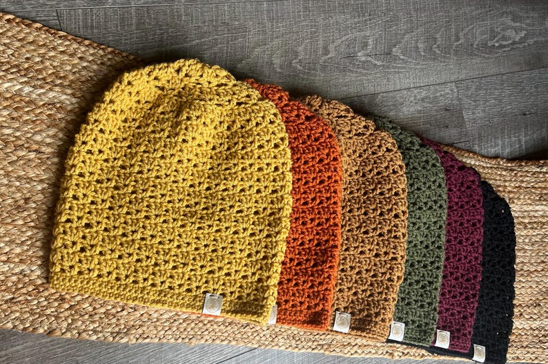 Handmade Crochet Slouchy Beanie: Adult & Kid Hat image 4