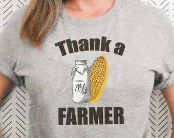 Thank a Farmer Shirt - Etsy