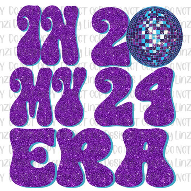 In My 2024 Era New Year 2024 Png Trendy 2024 PNG Happy New Year Gift