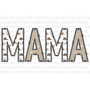 Mama PNG | Boho Dinosaurier Png | Junge Mama Digitaler Download