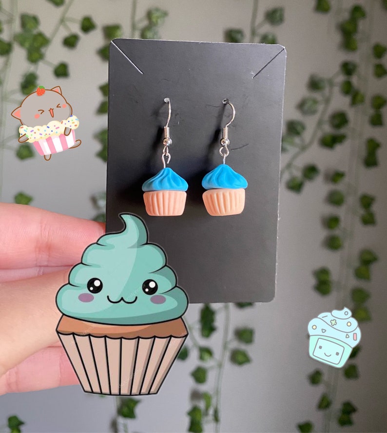 Cupcake Earrings