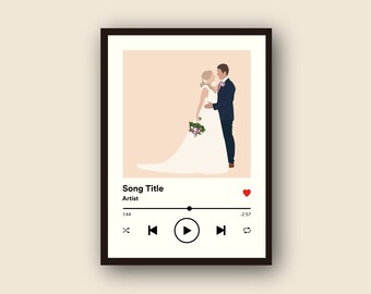 Personalized Spotify Album Cover, Custom Mother's Day Gift, 1st