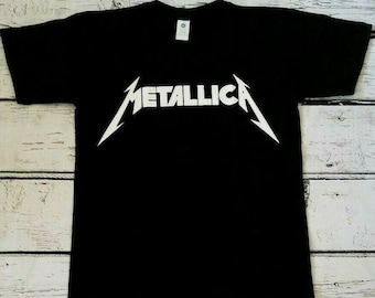 metallica t shirt etsy