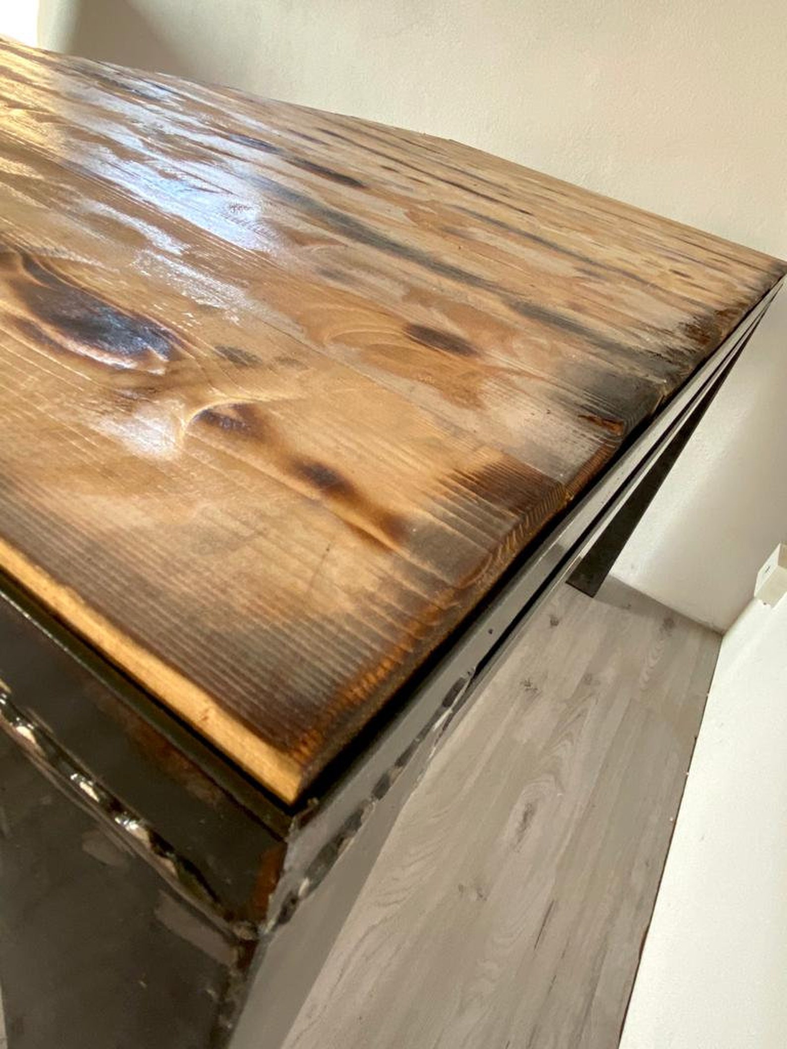 Iron Tables Wooden Tables Iron Furniture Table - Etsy