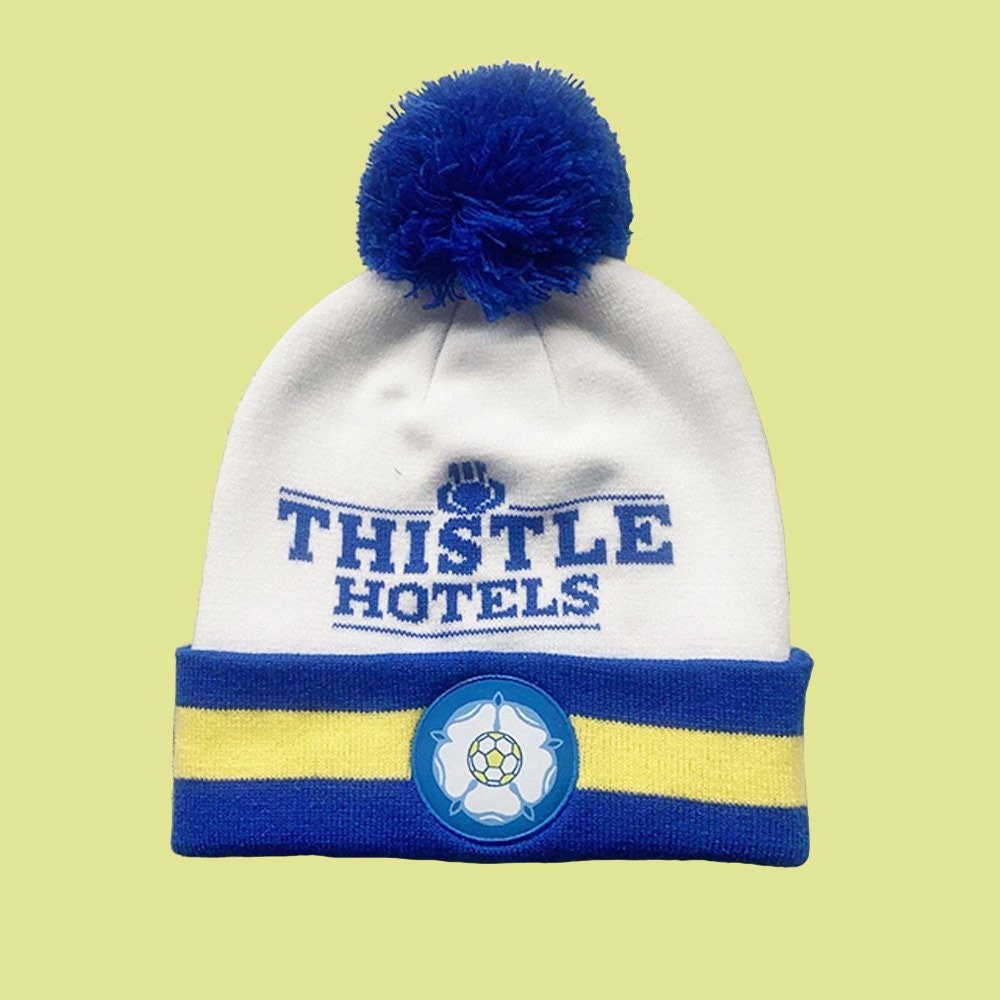 Leeds United Home Retro Bobble Hat 