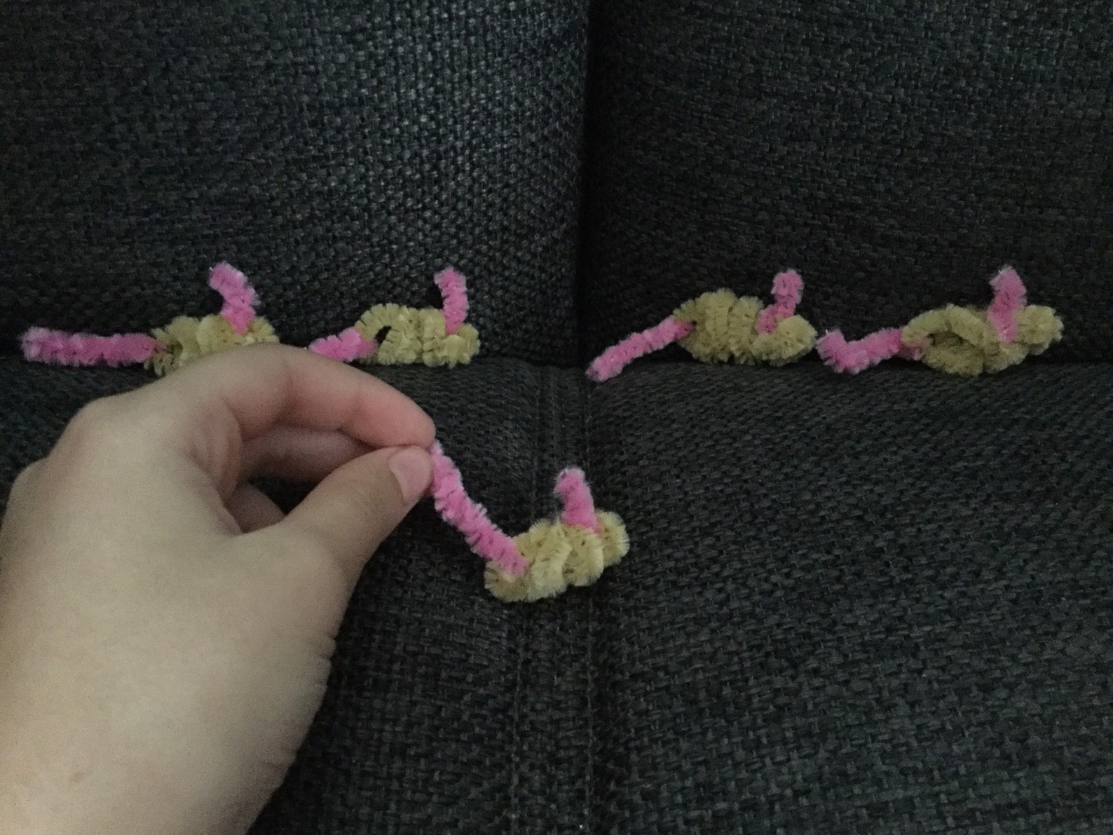 One tan pipe cleaner mouse Etsy