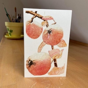 TARJETA DE GREETING / Manzanas salvajes
