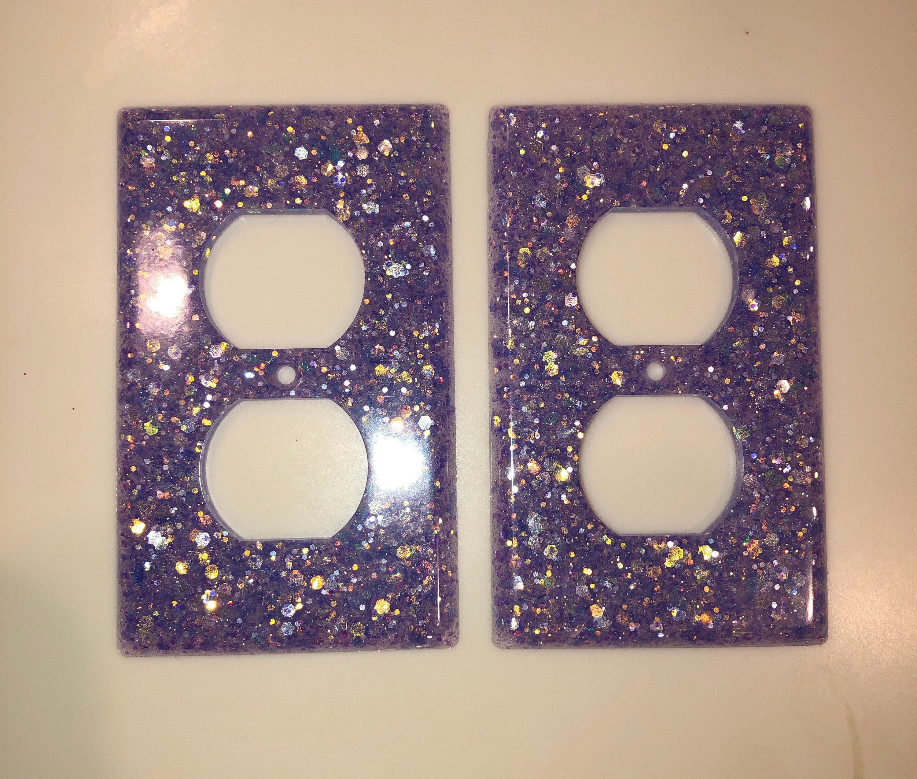 Glitter Outlet Covers Customizable With Any Color Etsy