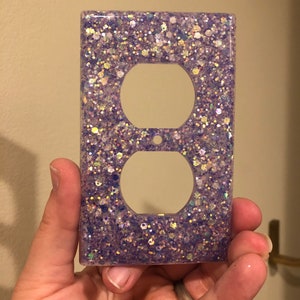 Glitter Outlet Covers - Customizable with any color