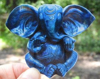 3" Sticker VINYL blue Ganesh STICKER water resistant vinyl 3 inches