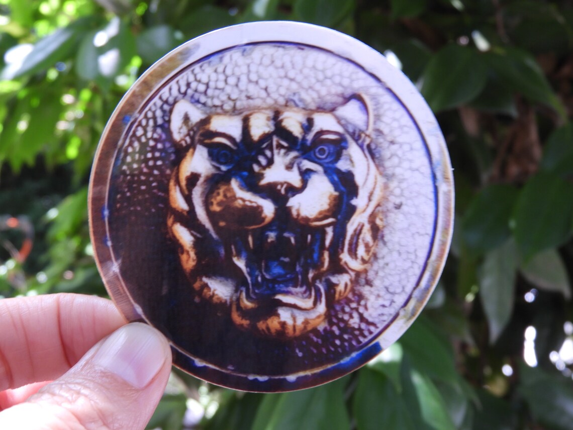 3 Sticker VINYL Vintage Car Emblem Lion STICKER Etsy