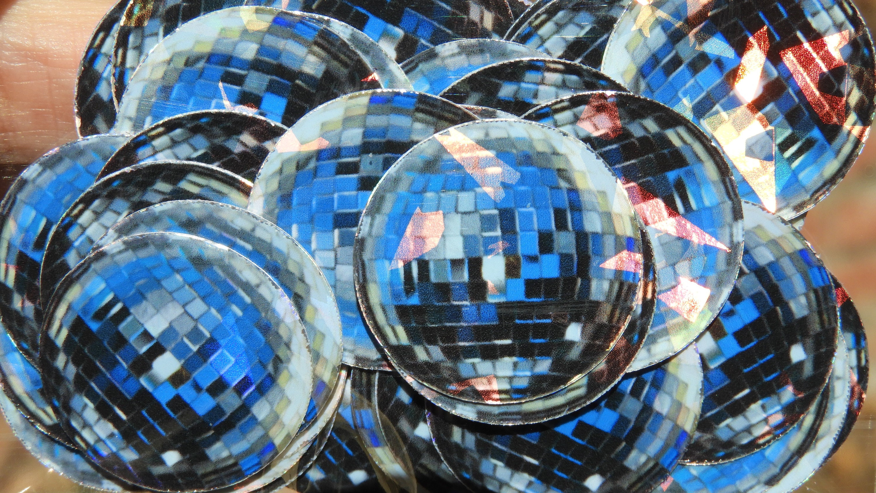 Detailed Disco ball Sticker – Random Accessories NYC