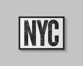 New York City Digital Poster - NYC