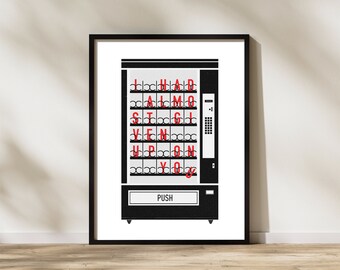 Vending Machine Digital Poster