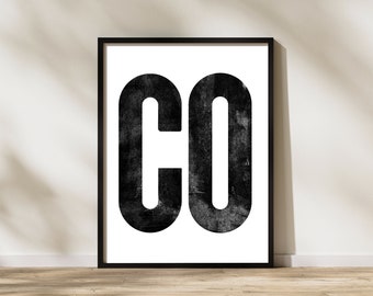 Colorado Digital Poster - CO