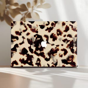 Schildpadprint MacBook Hard Case Air 13 inch M5 M4 M3 M2 M1 Mac Pro 16 15 14 Cover 2026 2025 2024 A3114 A2681 A2941 Trendy Luipaard