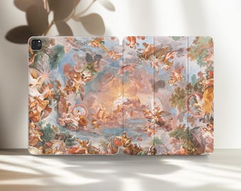 Renaissance iPad Case 10.9 inch Art iPad Air 5th 10.2 10.5 Pro 12.9 11 2024 2020 Painting Cover Mini 6 4 3 2 Folio 9th 8th 7th gen Aesthetic