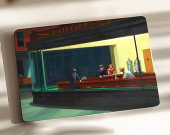 Nighthawks MacBook Pro Air 13 Neo 14 15 16インチ用ケース エドワード・ホッパー アートカバー