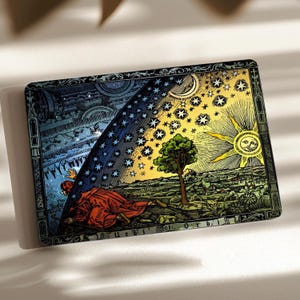 Flammarion Engraving Case for MacBook Neo Air 13 inch Pro 16 15 14 M5 M4 M3 M2 M1 Astronomy Laptop Cover 2025 A3113 A2338 Medieval Sun Stars