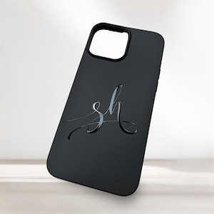 Spersonalizowane etui na iPhone'a 17 16 15 Pro Max 14 Plus 13 Mini 12 SE w kolorze czarnym Prosty prezent Samsung S25 S24 Ultra S22 S21 Pixel 10 Niestandardowa nazwa
