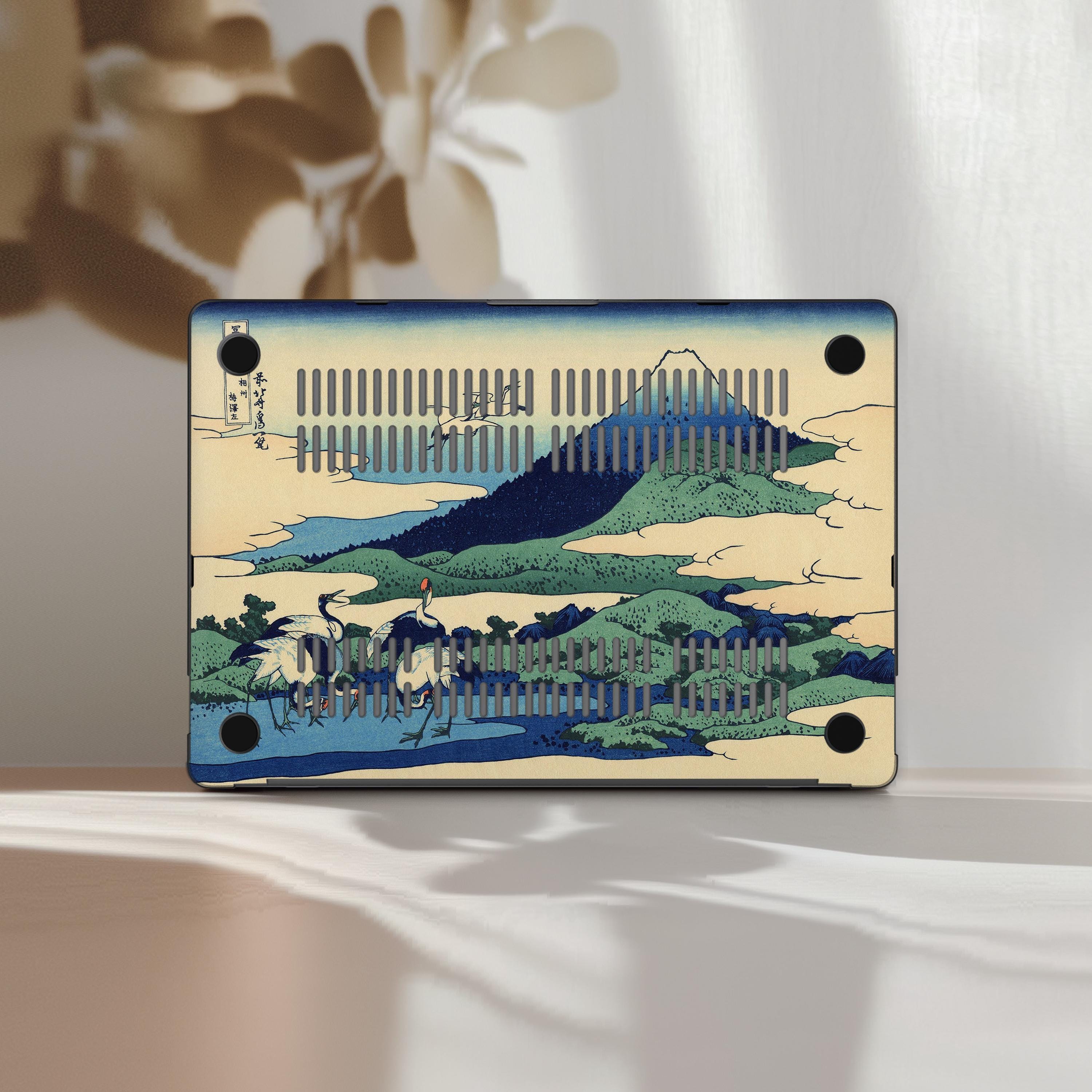 とみおかさんよう。Apple MacBook Japanese MacBook Pro 14 Case 16 Inch M5 M4 M3 M2 M1 Ukiyo-e Art