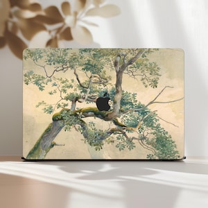 Capa de árvore vintage para MacBook Air 15 polegadas M4 M3 M2 M1 MacBook Pro 16 14 13&quot; Capa rígida estética 2024 2022 2020 A3403 A2337 Botanical