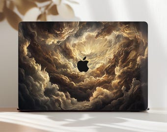 Dark Sky MacBook Air 13 Zoll Hülle M5 M4 M3 M2 M1 Storm Mac Pro 16 15 14 Zoll Hardshell Cover 2024 2022 2020 A3114 A2918 A2338 Wolken Malerei