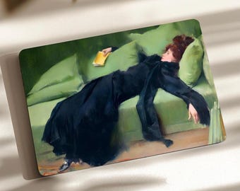 Decadent Young Woman Case for MacBook Air Pro 13 14 15 16 inch Neo Vintage Art Cover