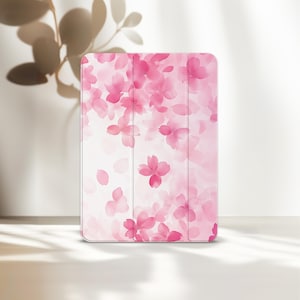 Cherry Blossom iPad Pro 13 Case 12.9 Air 11 A16 10.9" 2025 2024 2019 Floral Foldable Cover Mini 7 6 5 4 3 2 11th 10th 9th 8th 10.2 inch 9.7