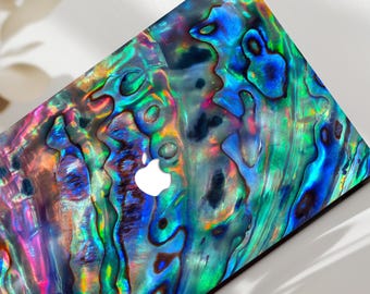 Abalone Shell MacBook Air 15 inch Case M4 M3 M2 M1 Mac Book Pro 16 14&quot; 13-inch Trendy Hard Cover 2024 2022 2020 A2918 A3112 A3403 Seashell